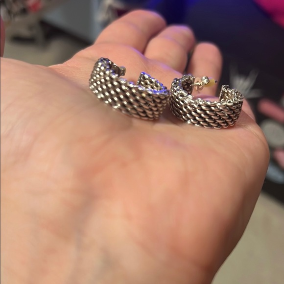 Tiffany & Co. Silver Earrings - Picture 2 of 8